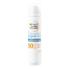 Zaščita pred soncem za obraz Garnier Ambre Solaire Super UV Over Makeup Protection Mist SPF50 75 ml