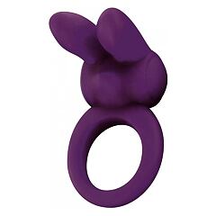 Erekcijski obroček ToyJoy Eos The Rabbit C-Ring Purple 1 kos