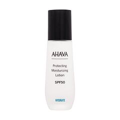 Dnevna krema za obraz AHAVA Hydrate Protecting Moisturizing Lotion SPF50 50 ml