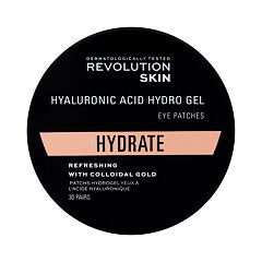 Maska za področje okoli oči Revolution Skincare Hydrate Hyaluronic Acid Hydro Gel Eye Patches 60 kos