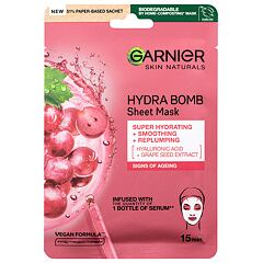 Maska za obraz Garnier Skin Naturals Hydra Bomb Natural Origin Grape Seed Extract 1 kos