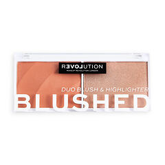 Paletka za konturing Revolution Relove Colour Play Blushed Duo Blush & Highlighter 5,8 g Queen