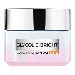 Dnevna krema za obraz L'Oréal Paris Glycolic-Bright Glowing Cream Day SPF17 50 ml