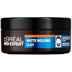 Krema za lase L'Oréal Paris Men Expert Barber Club Messy Hair Molding Clay 75 ml