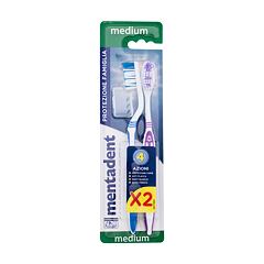 Zobna ščetka Mentadent Family Protection Toothbrush Medium 2 pakiranje