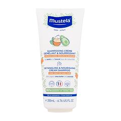 Šampon Mustela Bébé Detangling & Nourishing Cream Shampoo 200 ml