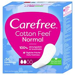 Ščitniki perila  Carefree Cotton Feel Normal Aloe Vera 56 kos