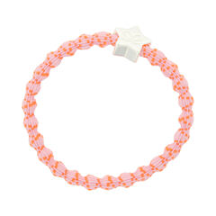 Elastika za lase By Eloise London Silver Star 1 kos Orange on Pink