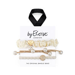 Elastika za lase By Eloise London Set White Party 1 kos