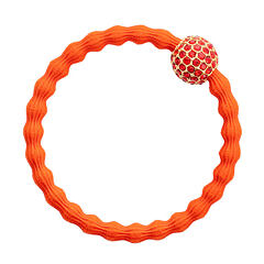 Elastika za lase By Eloise London Bling Charms Disco Ball 1 kos Warm Orange