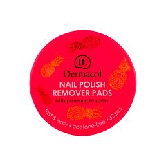 Odstranjevalec laka za nohte Dermacol Nail Polish Remover Pads 32 kos