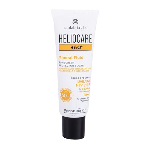 Zaščita pred soncem za obraz Heliocare 360° Mineral SPF50+ 50 ml poškodovana škatla