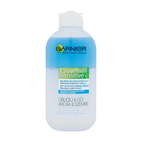 Odstranjevalec ličil za obraz Garnier Essentials Sensitive 2in1 200 ml