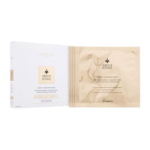 Maska za obraz Guerlain Abeille Royale Honey Cataplasm Mask 4 kos