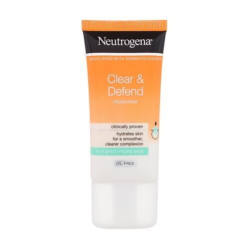 Dnevna krema za obraz Neutrogena Clear & Defend Moisturizer 50 ml