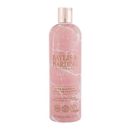 Gel za prhanje Baylis & Harding Elements Pink Blossom & Lotus Flower 500 ml poškodovana steklenička