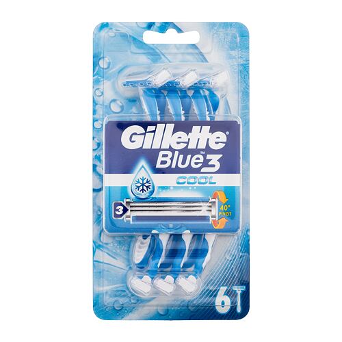 Brivnik Gillette Blue3 Cool 6 kos