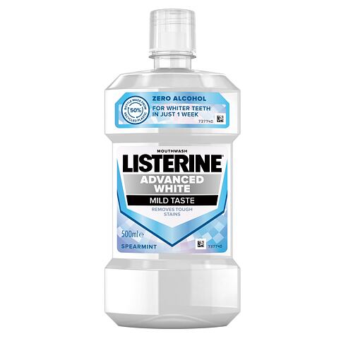 Ustna vodica Listerine Advanced White Mild Taste Mouthwash 500 ml