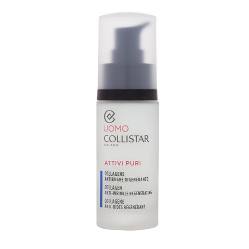 Serum za obraz Collistar Uomo Attivi Puri Collagen Anti-Wrinkle Regenerating 30 ml