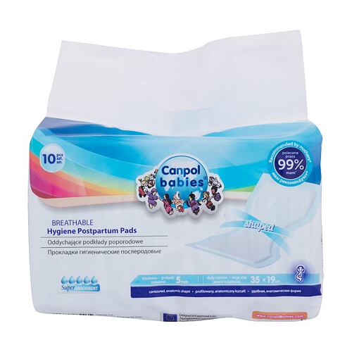 Poporodni vložki Canpol babies Air Comfort Superabsorbent Postpartum Hygiene Pads 10 kos