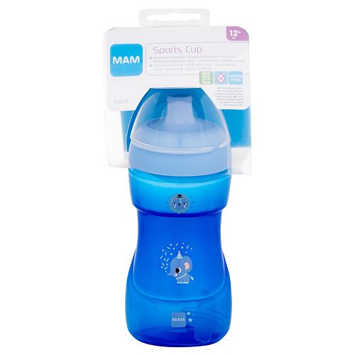 Skodelica MAM Sports Cup 12m+ Blue 330 ml