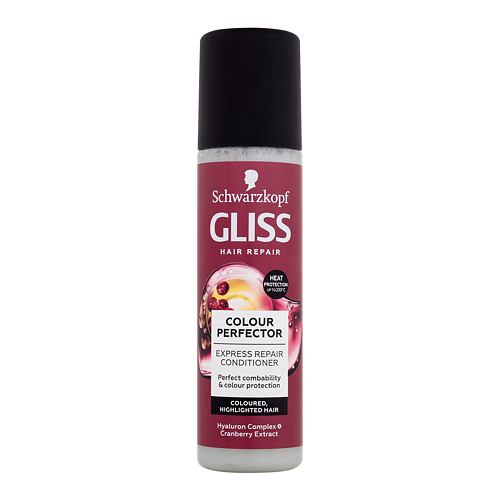 Nega brez izpiranja Schwarzkopf Gliss Colour Perfector Express Repair Conditioner 200 ml