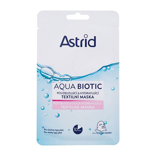 Maska za obraz Astrid Aqua Biotic Anti-Fatigue and Quenching Tissue Mask 1 kos