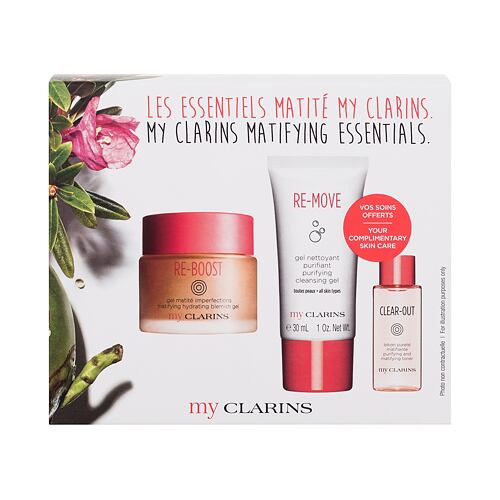 Gel za obraz Clarins My Clarins Matifying Essentials 50 ml Seti