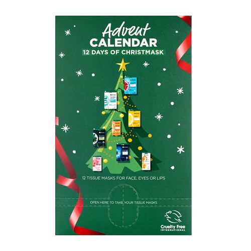 Maska za obraz Garnier Advent Calendar 12 Days Of Christmask 1 kos Seti