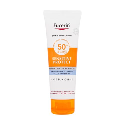 Zaščita pred soncem za obraz Eucerin Sun Sensitive Protect Face Sun Creme SPF50+ 50 ml