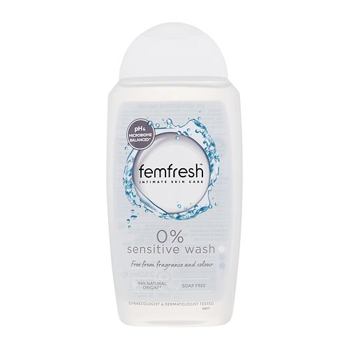 Izdelki za intimno nego Femfresh 0% Sensitive Wash 250 ml