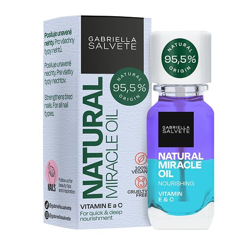 Nega nohtov Gabriella Salvete Natural Nail Care Natural Miracle Oil 11 ml