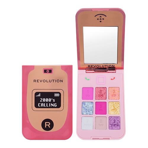 Senčilo za oči Makeup Revolution London Y2K Baby Flip Phone Eyeshadow Palette 3,6 g 2000's Calling