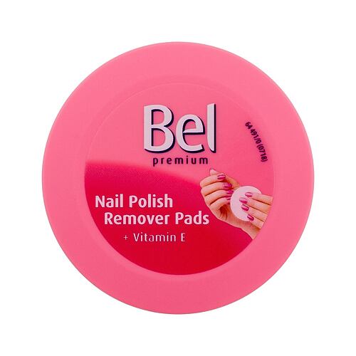 Odstranjevalec laka za nohte Bel Premium Nail Polish Remover Pads + Vitamin E 30 kos