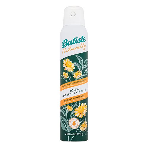 Suhi šampon Batiste Naturally Green Tea & Chamomile 200 ml