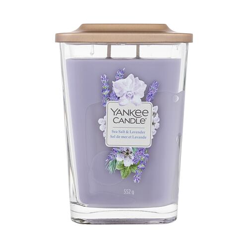 Dišeča svečka Yankee Candle Elevation Collection Sea Salt & Lavender 552 g spremenjena barva