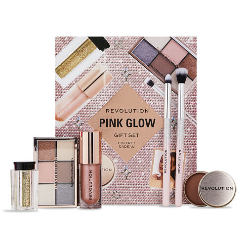 Senčilo za oči Makeup Revolution London Pink Glow Gift Set 4,2 g Seti