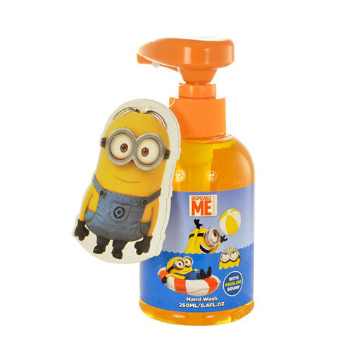 Tekoče milo Minions Hand Wash With Giggling Sound 250 ml poškodovana steklenička