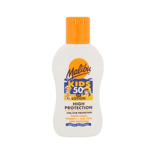 Zaščita pred soncem za telo Malibu Kids SPF50 100 ml