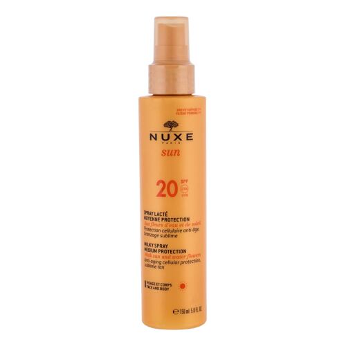 Zaščita pred soncem za telo NUXE Sun Milky Spray SPF20 150 ml