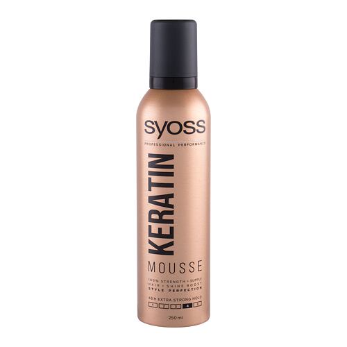 Oblikovanje pričeske Syoss Keratin Mousse 250 ml