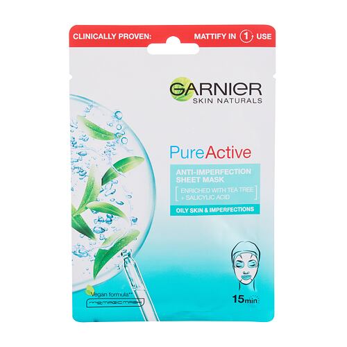 Maska za obraz Garnier Pure Active Anti-Imperfection 1 kos