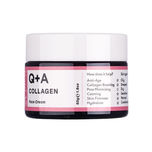 Dnevna krema za obraz Q+A Collagen 50 g brez škatle