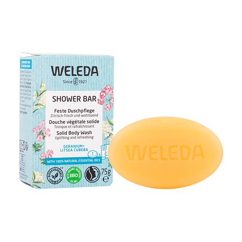 Trdo milo Weleda Shower Bar Geranium + Litsea Cubera 75 g