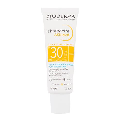 Dnevna krema za obraz BIODERMA Photoderm AKN Matifying Fluid SPF30 40 ml