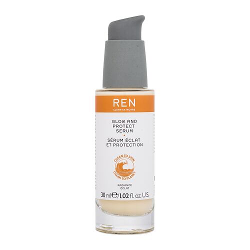 Serum za obraz REN Clean Skincare Radiance Glow And Protect Serum 30 ml