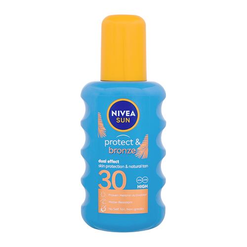 Zaščita pred soncem za telo Nivea Sun Protect & Bronze Sun Spray SPF30 200 ml