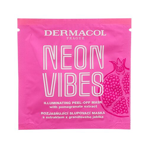 Maska za obraz Dermacol Neon Vibes Illuminating Peel-Off Mask 8 ml