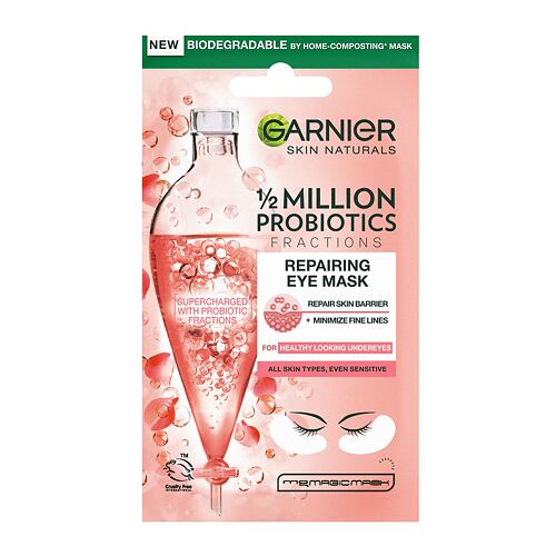 Maska za področje okoli oči Garnier Skin Naturals 1/2 Million Probiotics Repairing Eye Mask 1 kos