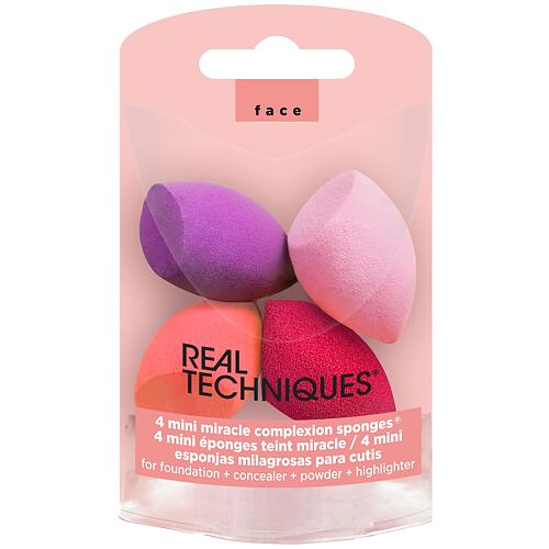 Aplikator za ličenje Real Techniques Miracle Complexion Sponge Mini 4 kos